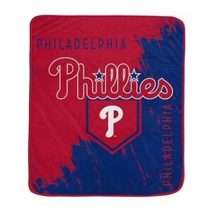 Philadelphia Phillies Pegasus 50" x 60" Painted Plate Ultra Soft Blanket new